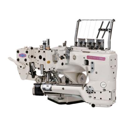 China Factory in Shing Ling SL-701-460 4 Needle 6 Interlock Thread Common Feed Sewing Machine--the-arm for sale