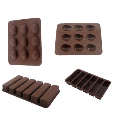 China New Design Silicone Parts Butterfly Rubber Custom Square Formed Silicone Molds Cake Decorating Chocolate Baking Molds for sale