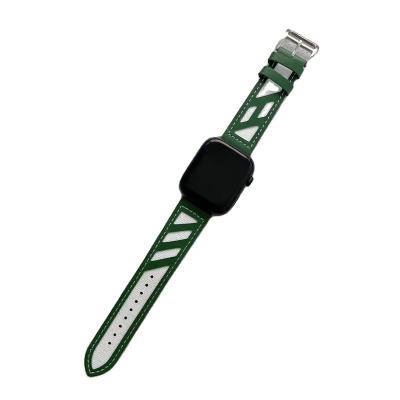 China Apple watches strap Universal watch band Sport Leather suitable For iwatch 1 2 3 4 5 6 se7 Generation watch band for sale