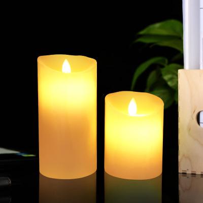 China Amazon Flameless New Candles Led Wax Flameless Flickering Battery Operated Candle Led Lights Set for sale