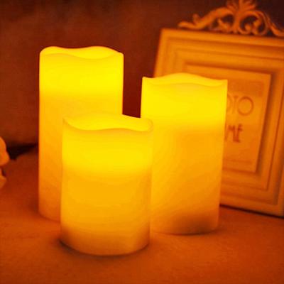 China Remote Control Flameless Flickering Electric Battery Operated Movable LED Rechargeable Wax Tea Light Candles for sale