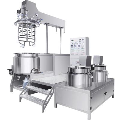 China Liquid With Suspended Solids Vacuum Emulsification Homogeneous Mixing Equipment For Cosmetics Bonds Liquid Laundry Drinks for sale