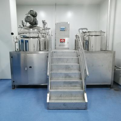 China Guangdong hot sale chemical and cosmetic industry industrial electric heating and kneading machine for cosmetics emulsification and homogenization for sale