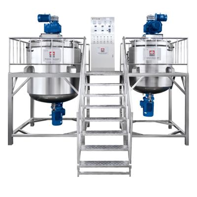 China Liquid with Solids XU 1000L Liquid Washing Pot Stainless Steel Large Scale Combined Mixing Homogenizing Mixer for Hand Sanitizer for sale