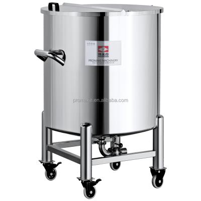 China Stainless Steel SS304 SUS316 Round Customizable Sanitary Vertical Tank XU Milk Cooling Storage Tank for sale