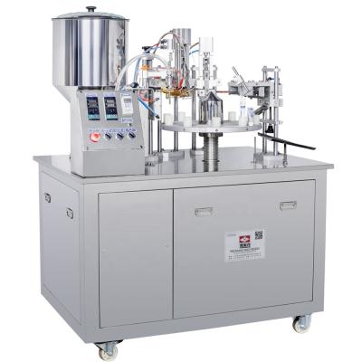 China Semi automatic beverage vk toothpaste tube filling sealing machine for sale