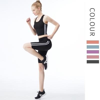 China Breathable latest styles of yoga tops, pants, active gym workout gym wear set for sale