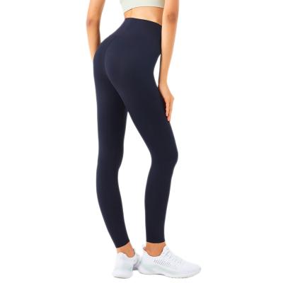 China Breathable Active Fitness Leggings Cloud Contact Yoga Pants Simple Compression Sport Leggings For Women for sale