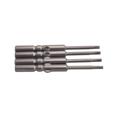 China New SH5*75*3.0*30*T9 Hex Bit 1/4 Inch Hex Shank Bit Steel Magnetic Screwdriver Bit for sale