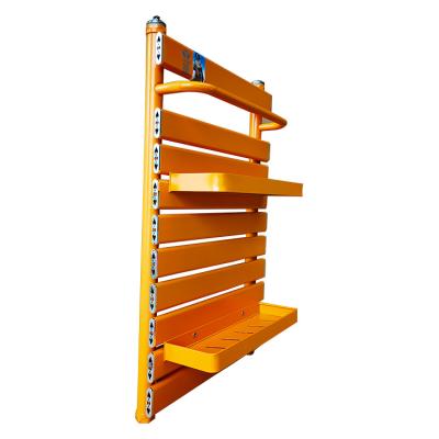 China Heater Practical Widely Used Orange Bathroom Wall Rack Multiple Towel Rack Shelf for sale