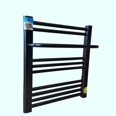 China Electric Heater Simple Carbon Steel Classics Black Wall Mounted Grid For Towel for sale