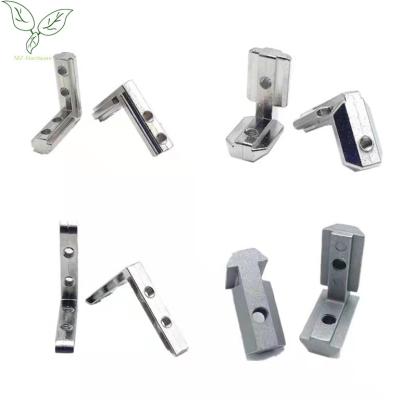 China L-type connector bracket Aluminum profile right angle Connector bracket Customizable connector bracket zu verkaufen