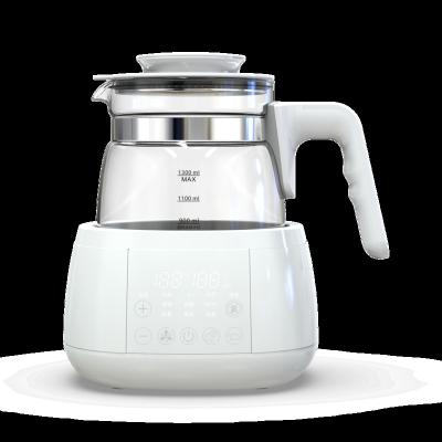 China 220v Modulator BPA Milk Kettle Glass Milk Kettle Constant Temperature Modulator Function Electric Tea Free Infusion 1.3l for sale