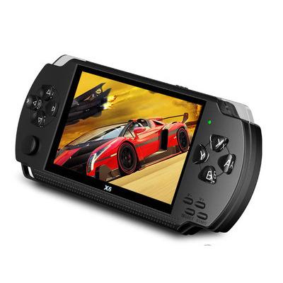 China Touch Buttons 2021 128 4.3 Inch Screen X6 Portable Handheld Game Players 10000 Bit Multifunctional Built-in Video Game Consoles for sale