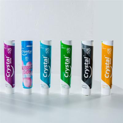 China Manufacturer Customized Empty Refillable Printing10g 20g 30g 40g 50g 60g 70g 80g Matte Squeeze Toothpaste Tube Packaging Material Recyclable for sale