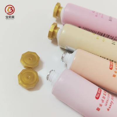 China Recyclable Material 100ml 120ml 160ml 200ml Color Custom Plastic Squeeze Size Cosmetic Tubes For Hand Cream Gel Lotion for sale