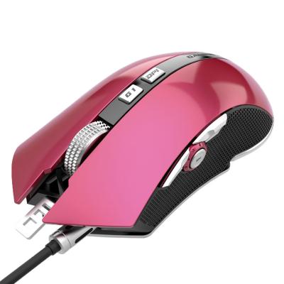 China New Computer Peoducts Wireless  mouse G60 Full Speed Photoelectric braided Wired  LED Gaming Mouse With 4000DPI for sale