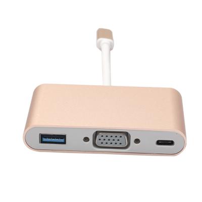 China USB 3.1 Type-C to VGA 1080p Female Convertor Adapter for Macbook for sale