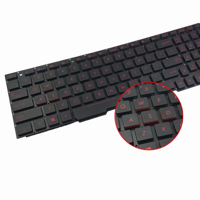 China US Laptop keyboard  for Asus GL553VD GL553VE GL553VW series with backlight for sale