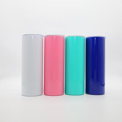 China Sublimation Stainless Steel Double Tumblers 20oz Disposable Insulated Wall Coffee Mug Water Cups for sale