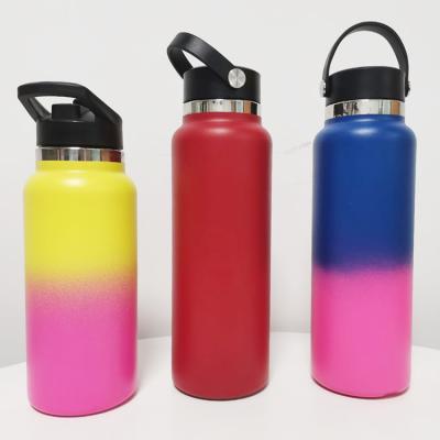 China 24oz 32oz 40oz Viable Metal 304 Stainless Steel Double Wall Vacuum Insulated Mug SublimationHydro Water Flask Thermal Thermos Bottles for sale