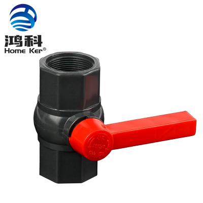 China General Black 4 Inch Plastic Water Valve Plastic PVC Water Valve Contract PVC Ball Valve Price Manual Ball Valve for sale