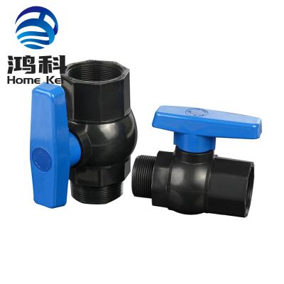 China OEM General Wholesale Professional Super Quality Cheap Plastic Ball Valve Male And Female Valve PVC Ball Valve for sale