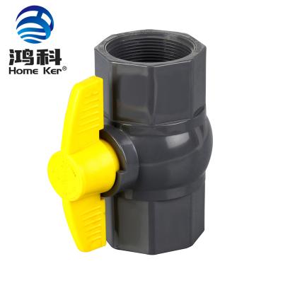 China General Chinese Hot Selling Small Price 2 Inch PVC Standard Octagonal Plastic Ball Valve PVC Ball Valve for sale