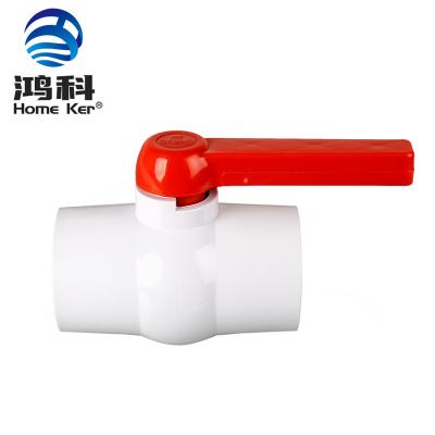 China Chinese General 2021 Low Price1 Inch Hot Selling PVC Standard Octagonal Ball Valve PVC Plastic Ball Valve for sale