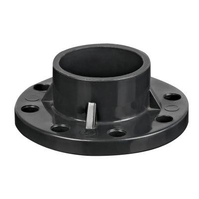 China General Chinese Supplier Standard PVC UPVC Pipe Fittings Plastic Stone Flange for sale