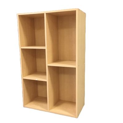 China Factory Price Adjustable Cheap Easy Living Room Wooden Bookshelf (Height) for sale