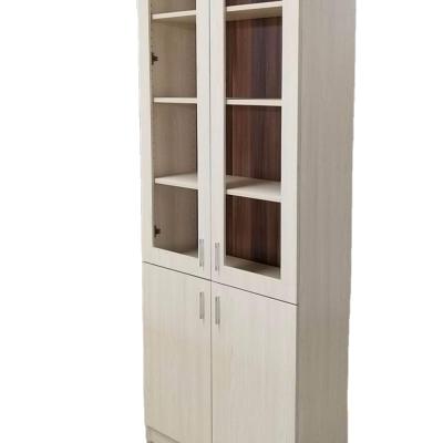 Κίνα (Size)Adjustable Melamine Laminated Book Shelves Wooden Bookcase With Glass Door προς πώληση