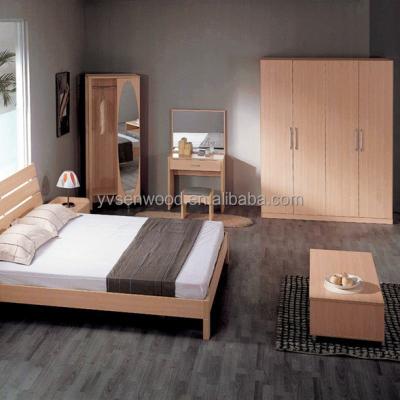 China Factory direct modern wood material particle board bedroom furniture wardrobe for sale