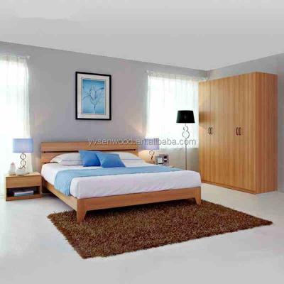 China China Factory Modern Design Good Quality Cheap Wooden Bedroom Furniture Set en venta