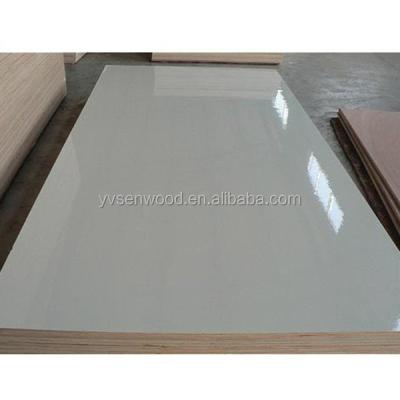 China Indoor White Melamine HPL Faced Plywood Laminated Plywood for sale