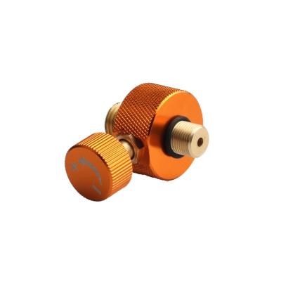 China Outdoor Gas Adapter Camping Stove Adapter Conversion Furnace Connector Split Type Gas Filling Adapter Gas Cylinder for sale