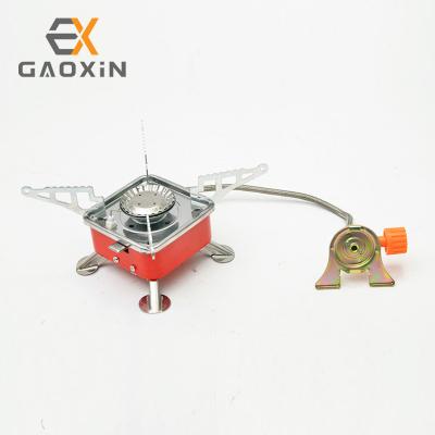 China Automatic Camping Type Gas Cooker Picnic Cooker Butane Gas Burner Travel Equipment Mini Square Stove Portable Folding Outdoor Accessories for sale