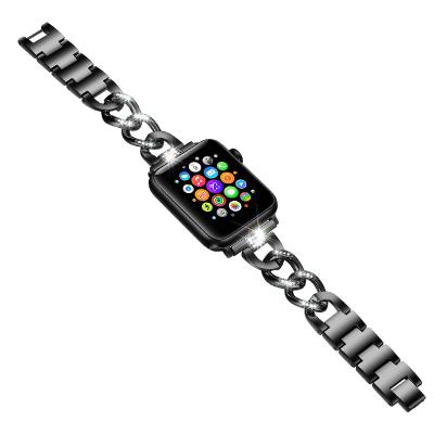 China New Design Luxury Women Limited Edition Metal Watch Band Zinc Alloy Strap For Iwatch Series 7 6 5 4 3 2 1 Apple Samsung Watch Band Strap for sale