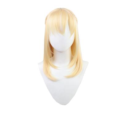 China Yellow Wavy Hair Anime Show Halloween Cosplay Hair Cool Women Ombre Wigs Comic Hair COS Ombre Wigs for sale