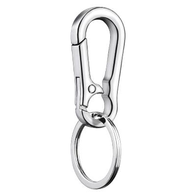 China Simple Creative Size Men's And Women's Metal Car Key Chain Hanging Key Chain Ring for sale