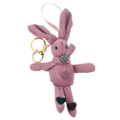 China Best Birthday Modern Gift Jewelry 2020 Plush Bunny Rabbit Plush Toy Smilesky Pendant Key Chain for sale