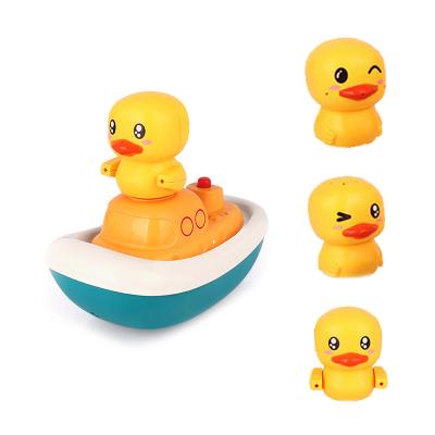 China Electric Water Jet Pirate Duck Baby Bath Toy Bath Toy Children's Boy and Girl Playing Water Toy Fountain Duck Children's Toy for sale