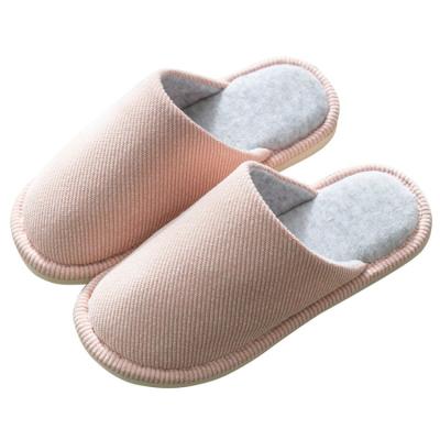 China Autumn And Winter Japanese Warm Slippers Thermal Indoor Cotton Plush Non-slip Slippers for sale