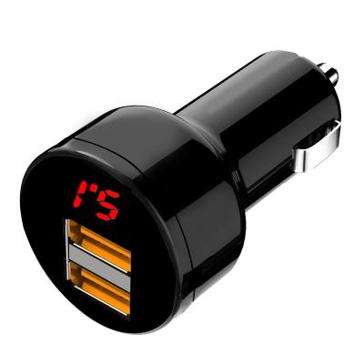 China UniversalÂ   Goldikon Portable Universal Car Charger with 2-Port USB Car Charger 5V 3.1A Dual USB Charger Adapter for Mobile Phone for sale