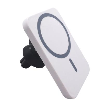 China Goldikon 15W Fast Vehicle Mounted Magnetic Suction Support Charging Wireless Charger for iPhone and Android for sale