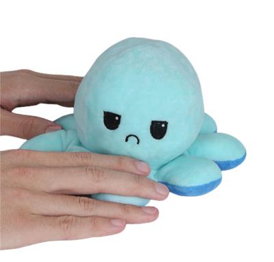 China Wholesale Cute High Quality Lovely Double Sided Octopus Doll Reversible Soft Plush Toy Doll for sale