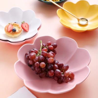 China Stored simple creative web celebrity fruit bowl household fruit bowl personality snack dish restaurant flower beautiful deeply for sale