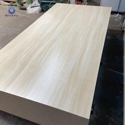 China Traditional hot sale 1220*2440mm cheap waterproof melamine laminated MDF board or particle board in China for sale