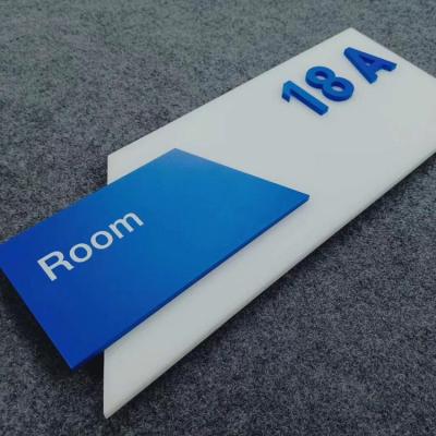 China Modern CNC Turning and Milling OEM Custom Aluminum Sliding Engaged Door Sign Part ID Plate for sale