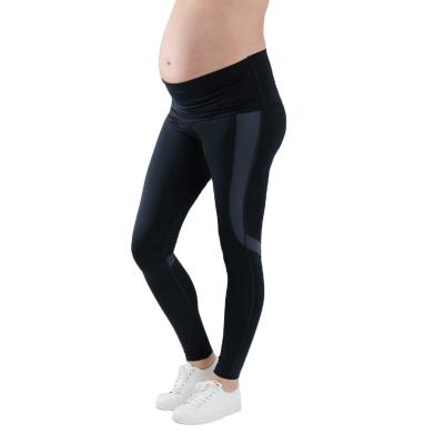 China Breathable High Quality Customize Pregnant Women Yoga Pants Four Way Stretch Maternity Yoga Leggings For Women for sale